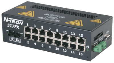 Red Lion Industrial Ethernet Switch, 517FX-A